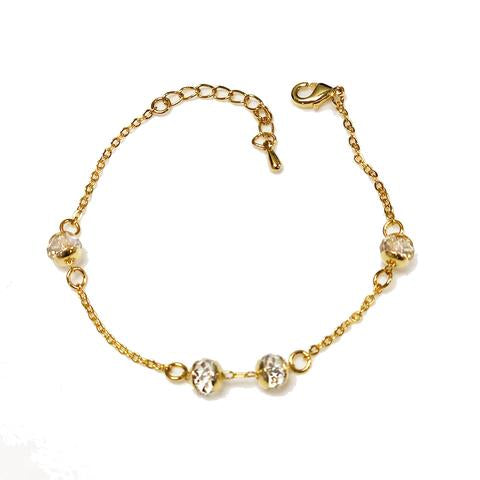 LumiCharm Chain 14K Gold Plated Bracelet