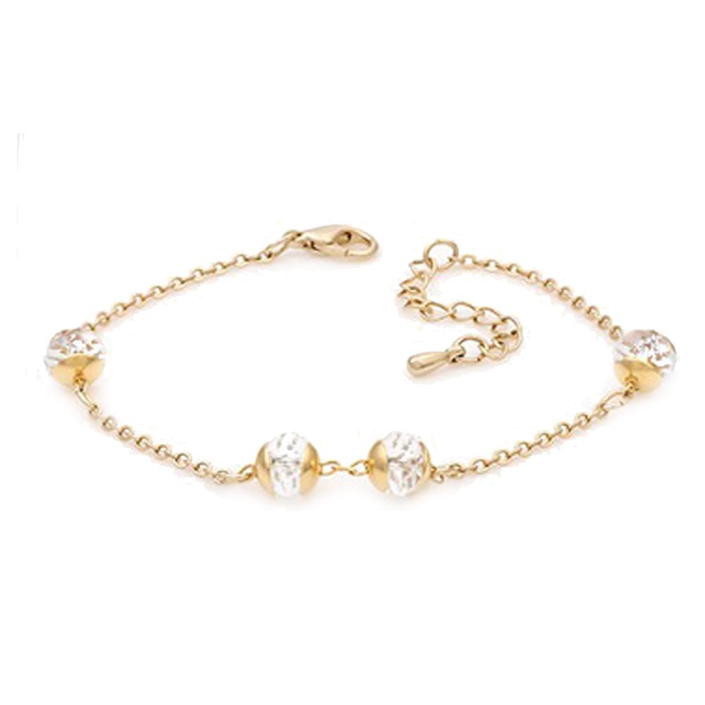 LumiCharm Chain 14K Gold Plated Bracelet